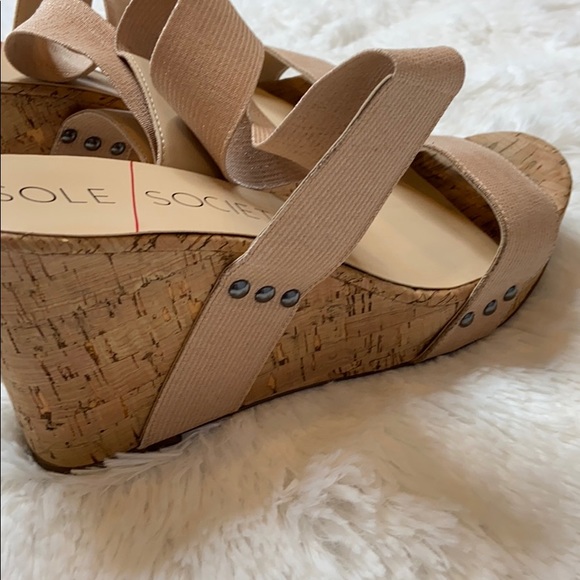 Sole Society Analisa Cork Wedge - Picture 14 of 14